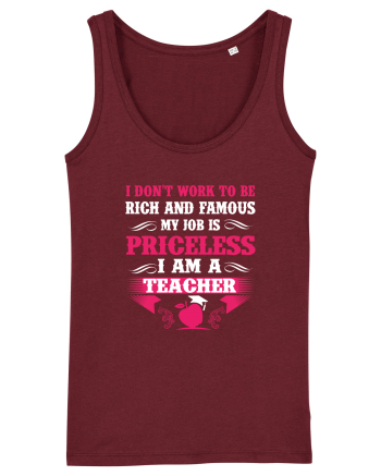 TEACHER Burgundy
