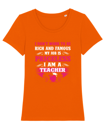TEACHER Bright Orange