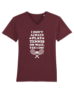 TENNIS Tricou mânecă scurtă guler V Bărbat Presenter