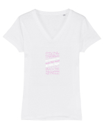 LOOK GOOD Tricou mânecă scurtă guler V Damă Evoker