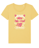 WIFE Tricou mânecă scurtă guler larg fitted Damă Expresser