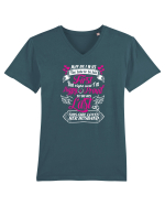 WIFE Tricou mânecă scurtă guler V Bărbat Presenter