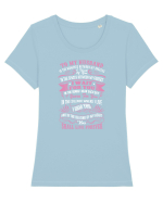 WIFE Tricou mânecă scurtă guler larg fitted Damă Expresser