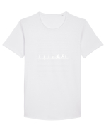 TRIATLON Tricou mânecă scurtă guler larg Bărbat Skater