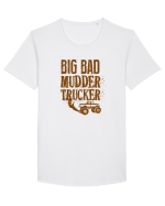 TRUCK DRIVER Tricou mânecă scurtă guler larg Bărbat Skater