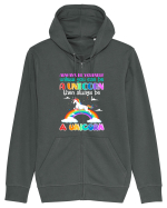 UNICORN Hanorac cu fermoar Unisex Connector
