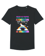 UNICORN Tricou mânecă scurtă guler larg Bărbat Skater