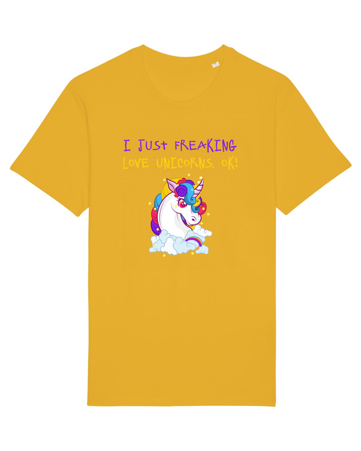 Tricou mânecă scurtă Unisex Rocker Spectra Yellow