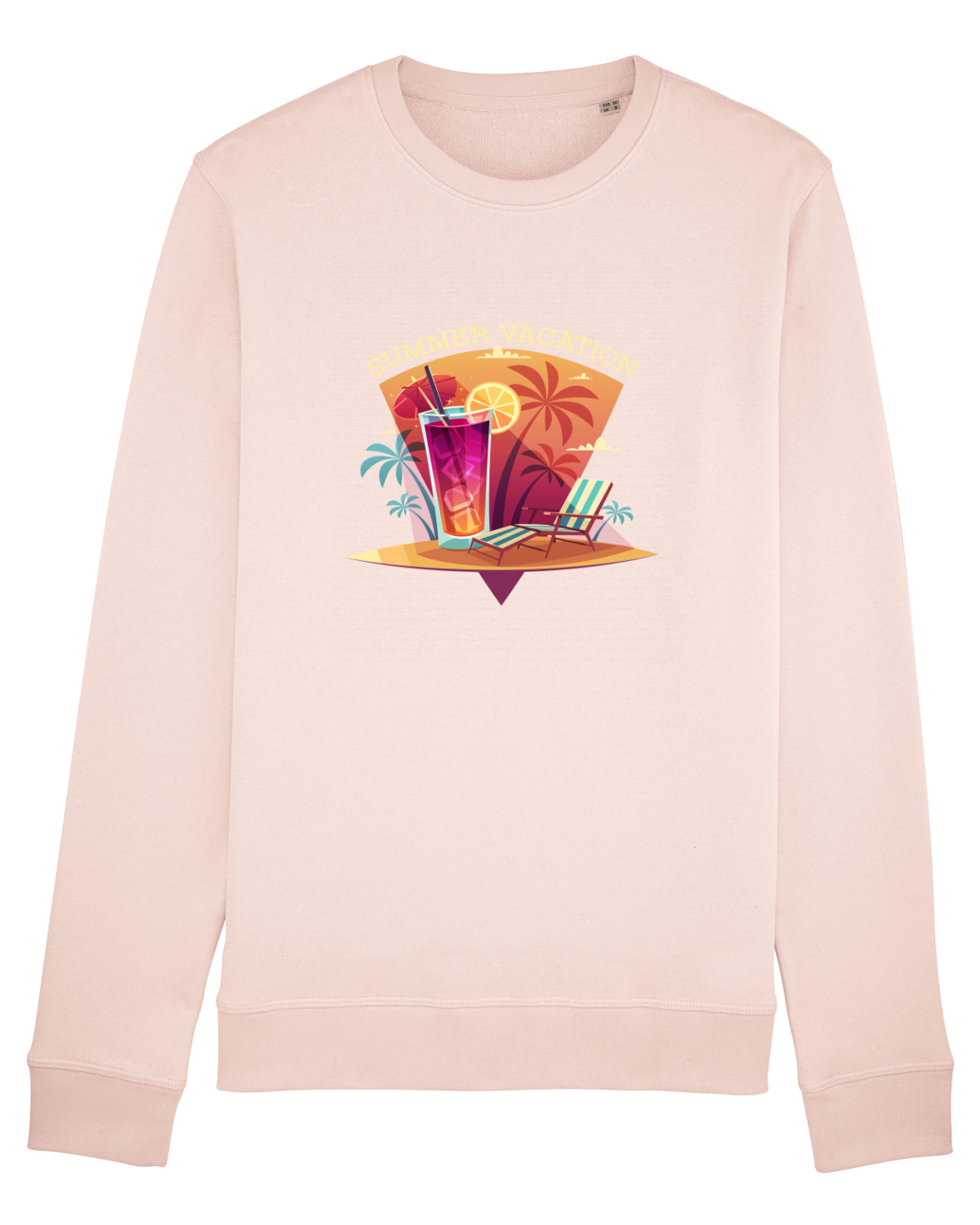 Bluză mânecă lungă Unisex Rise Candy Pink