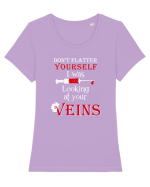 MEDICINA Tricou mânecă scurtă guler larg fitted Damă Expresser