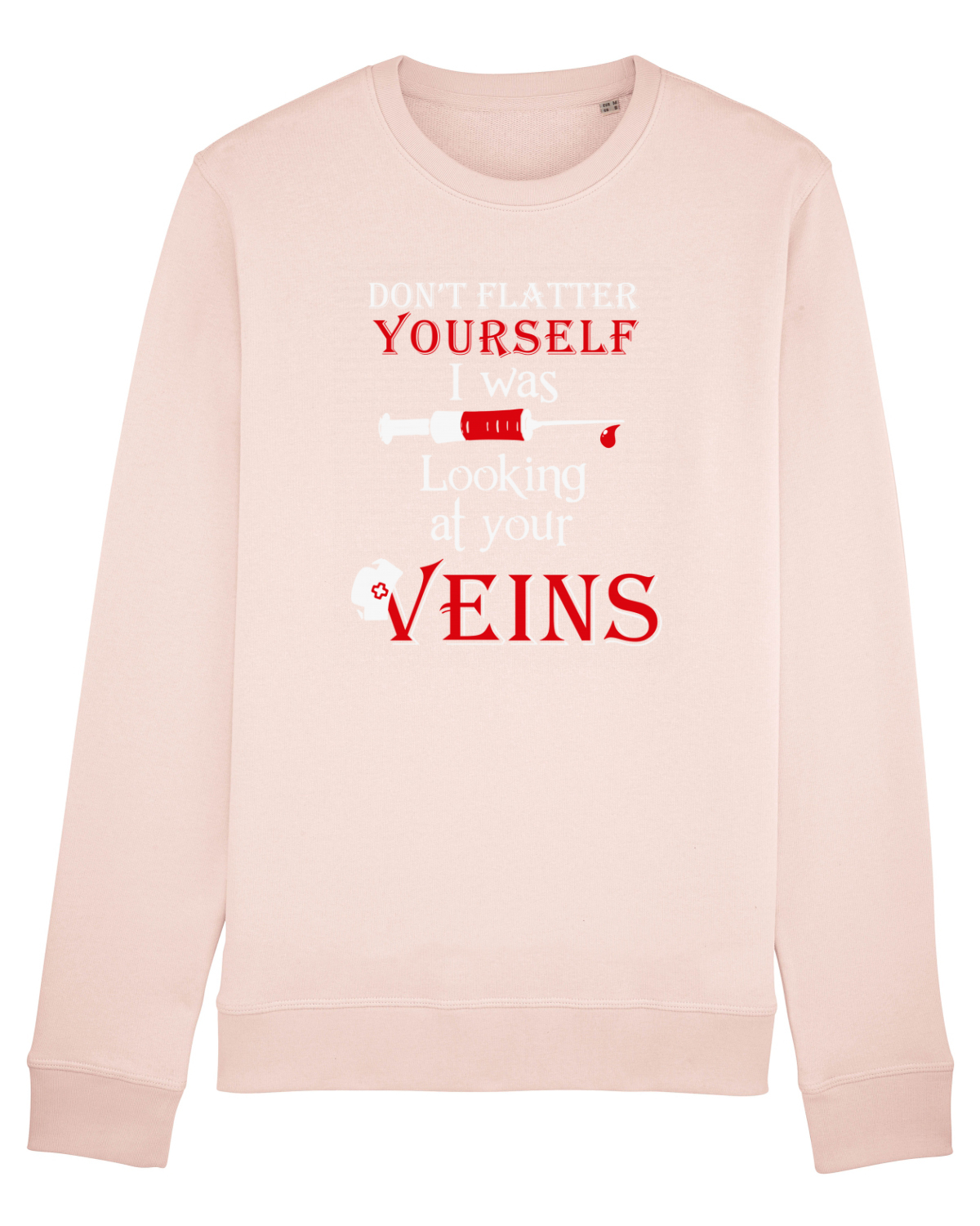 Bluză mânecă lungă Unisex Rise Candy Pink