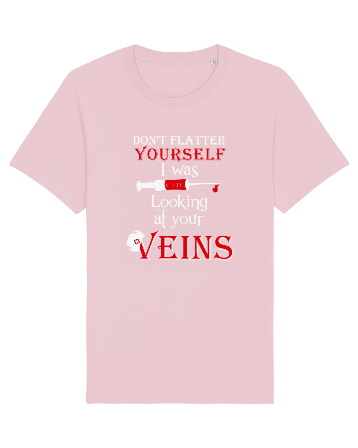 Tricou mânecă scurtă Unisex Rocker Cotton Pink