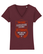 VETERAN Tricou mânecă scurtă guler V Damă Evoker