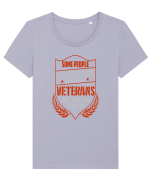 VETERAN Tricou mânecă scurtă guler larg fitted Damă Expresser
