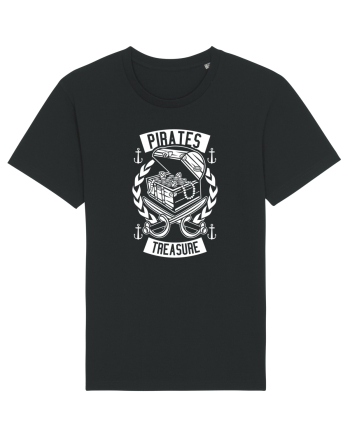 Pirate Treasure White Black