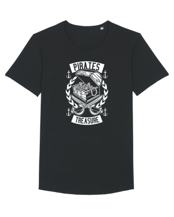 Pirate Treasure White Black