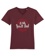 WINE Tricou mânecă scurtă guler V Bărbat Presenter