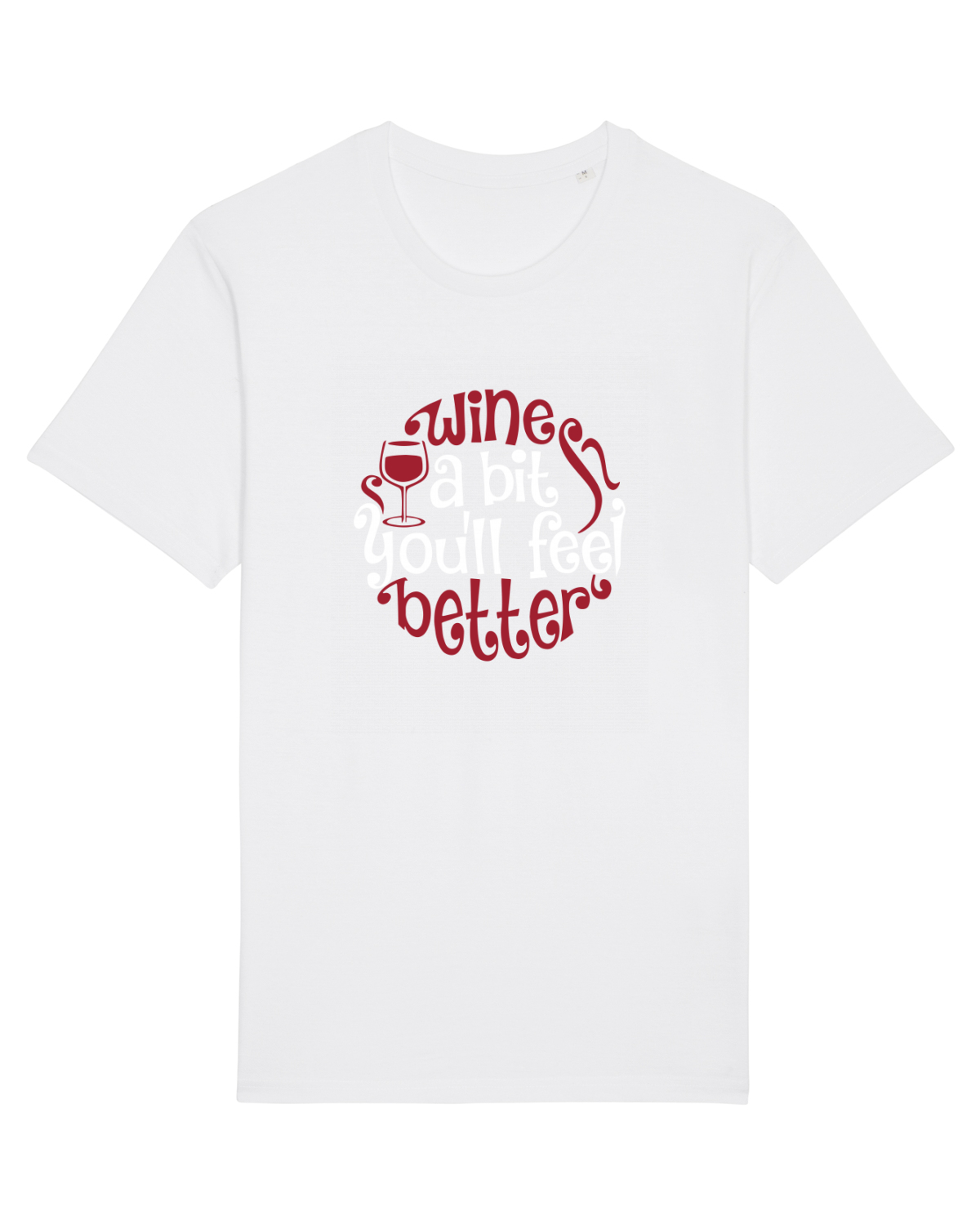 Tricou mânecă scurtă Unisex Rocker White