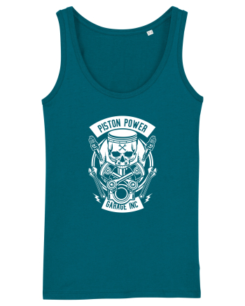 Piston Skull Power White Ocean Depth