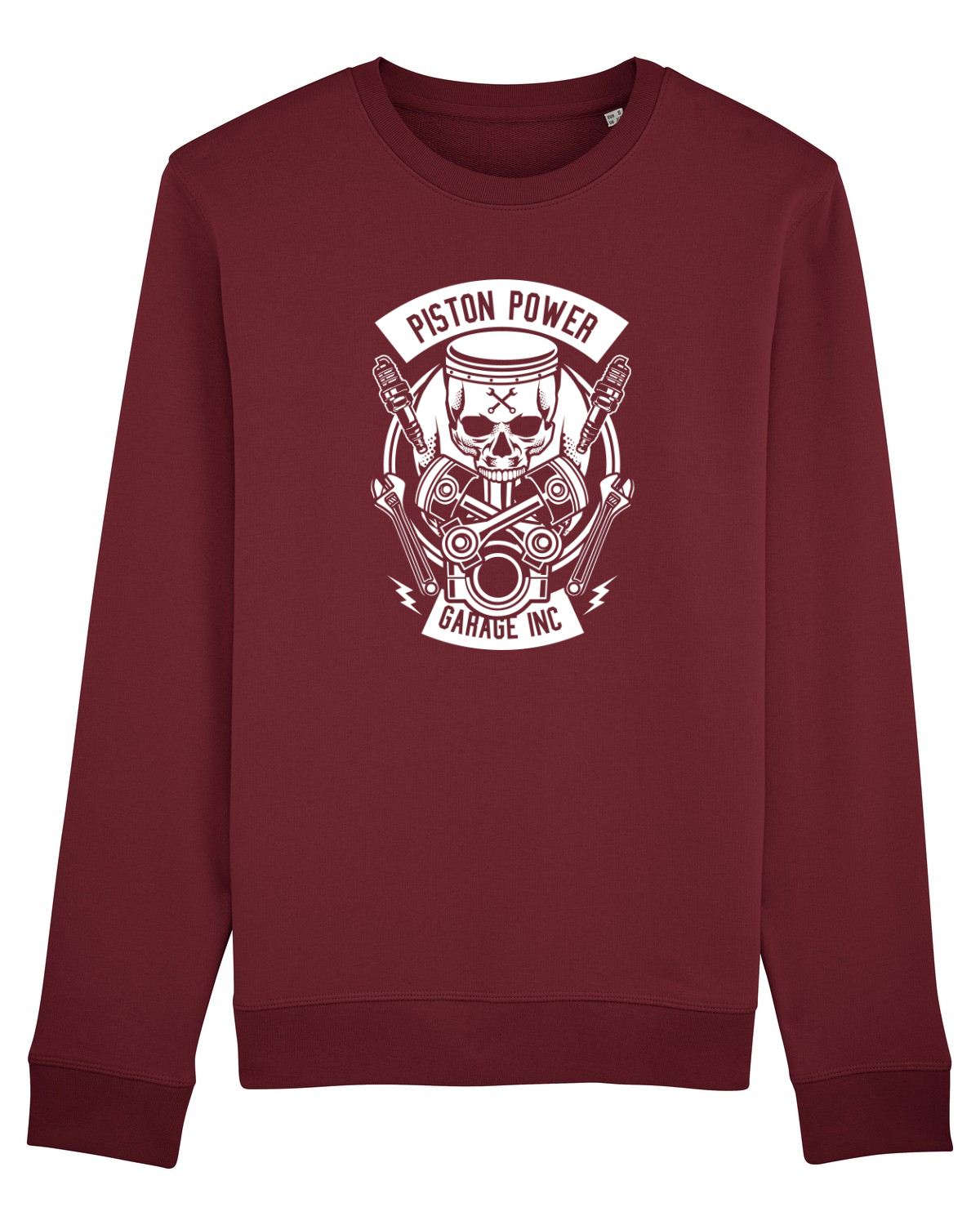 Bluză mânecă lungă Unisex Rise Burgundy