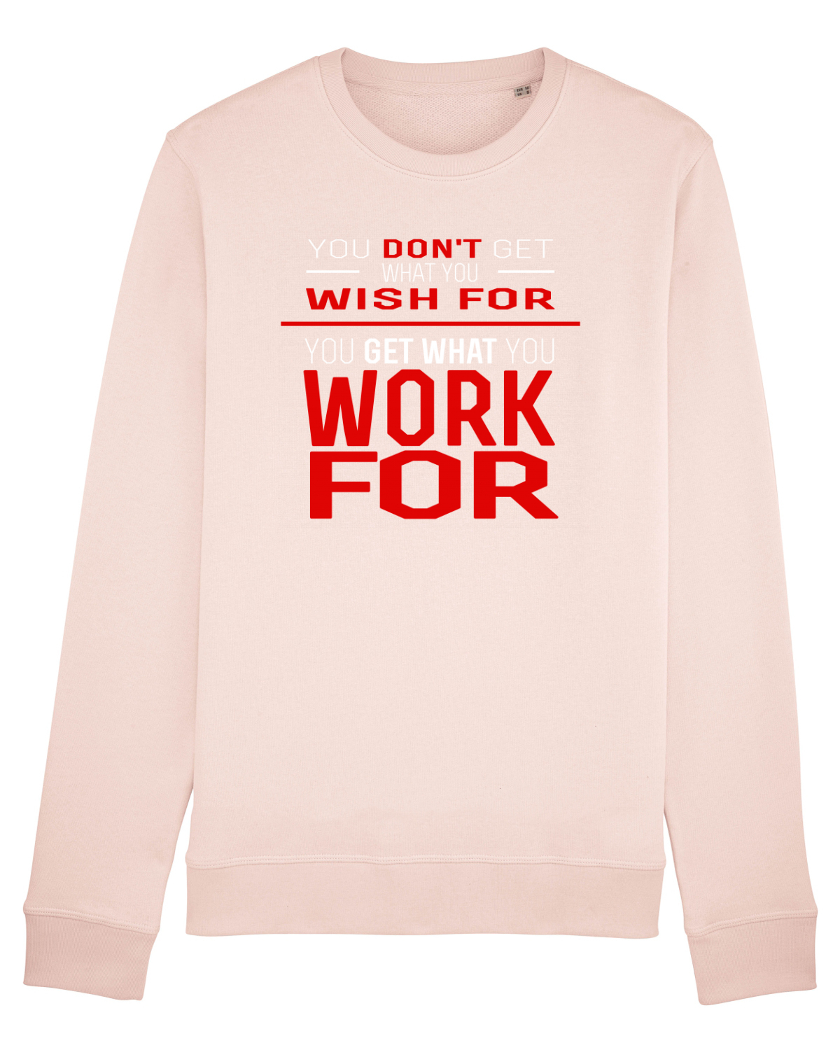Bluză mânecă lungă Unisex Rise Candy Pink