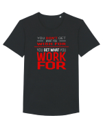 WORK Tricou mânecă scurtă guler larg Bărbat Skater