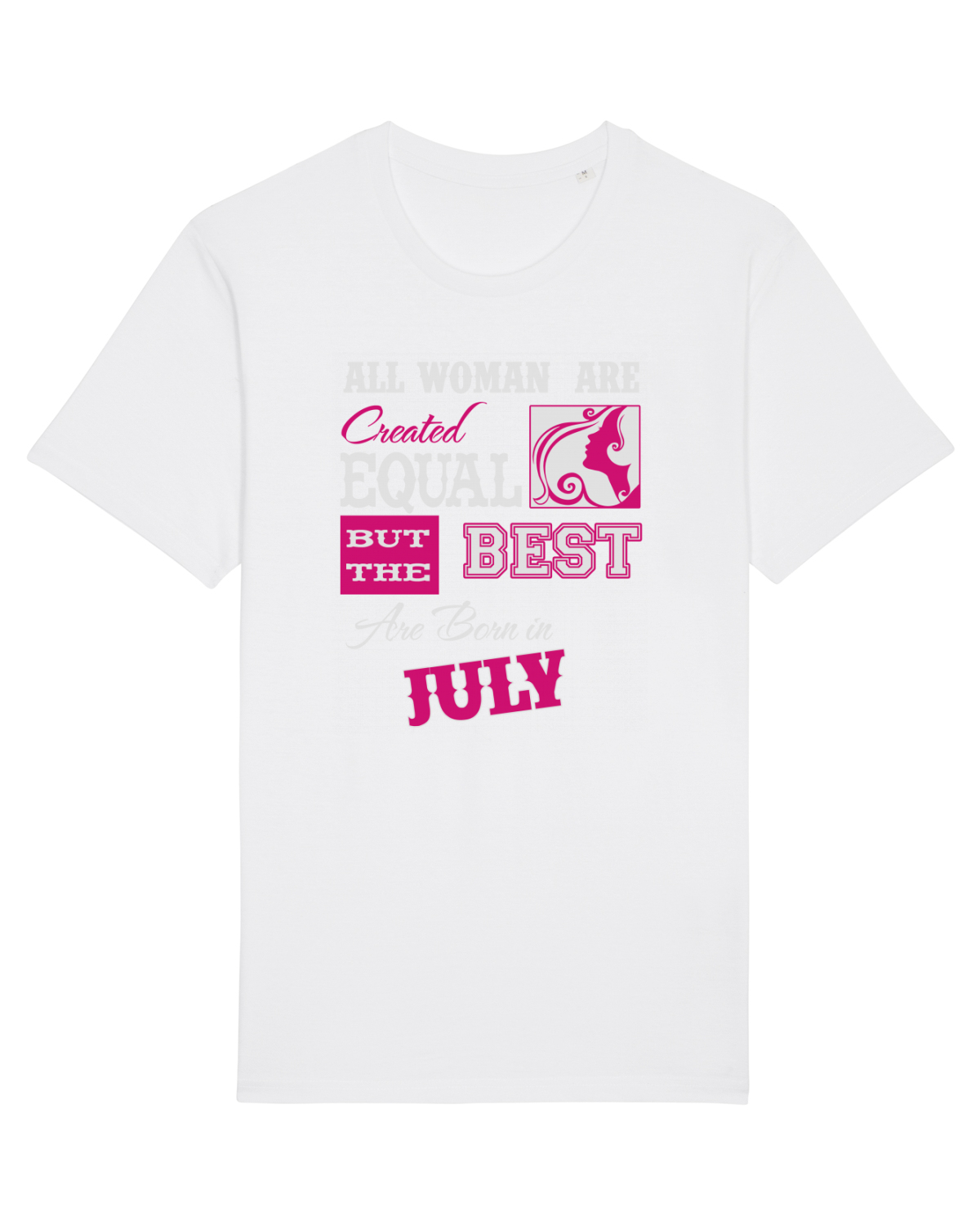 Tricou mânecă scurtă Unisex Rocker White