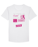 JULY Tricou mânecă scurtă guler larg Bărbat Skater