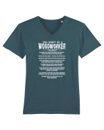 WOOD Tricou mânecă scurtă guler V Bărbat Presenter