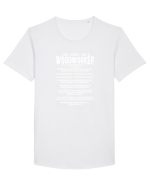 WOOD Tricou mânecă scurtă guler larg Bărbat Skater