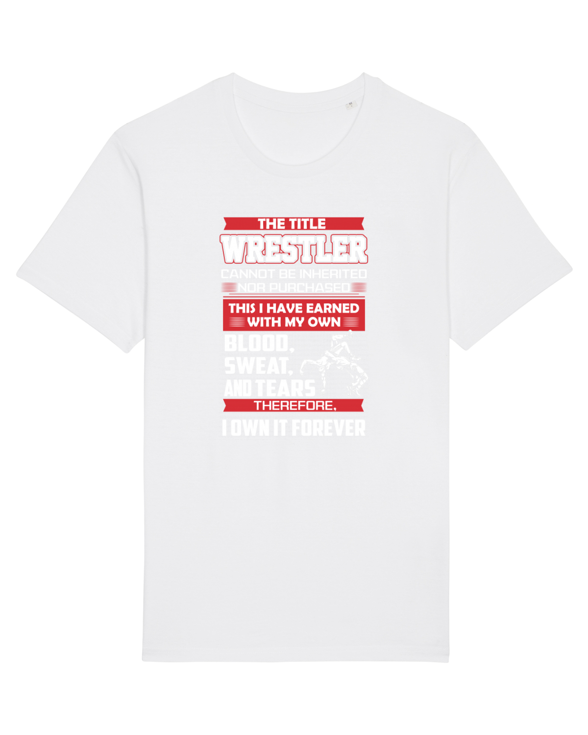 Tricou mânecă scurtă Unisex Rocker White