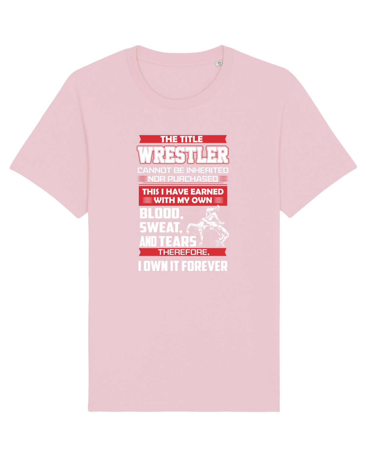 Tricou mânecă scurtă Unisex Rocker Cotton Pink