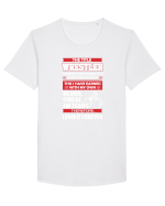WRESTLER Tricou mânecă scurtă guler larg Bărbat Skater