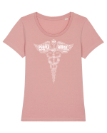 NURSE Tricou mânecă scurtă guler larg fitted Damă Expresser