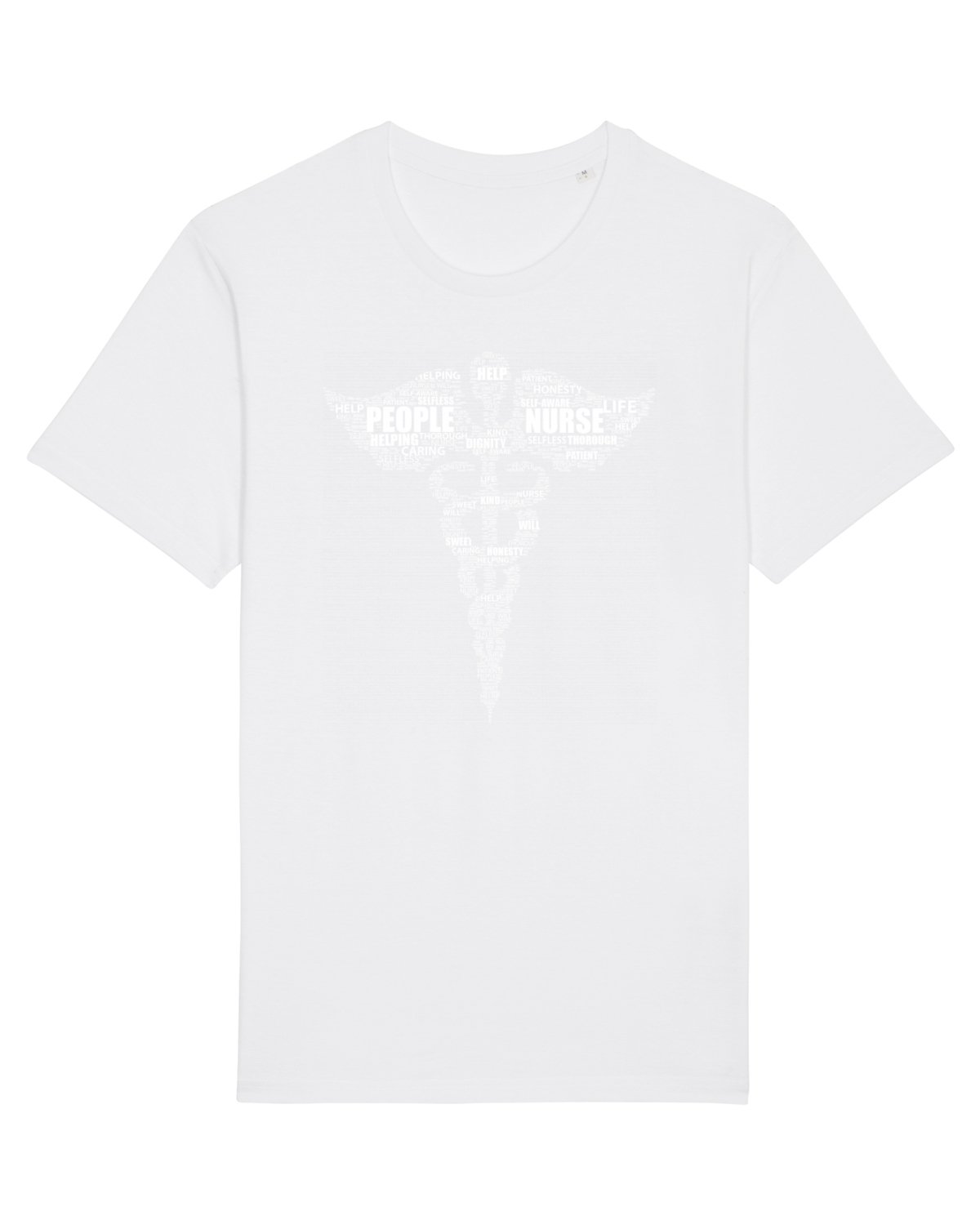Tricou mânecă scurtă Unisex Rocker White
