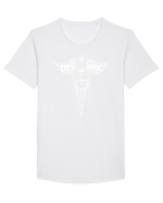 NURSE Tricou mânecă scurtă guler larg Bărbat Skater