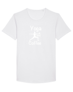 YOGA Tricou mânecă scurtă guler larg Bărbat Skater