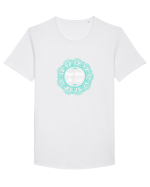 YOGA Tricou mânecă scurtă guler larg Bărbat Skater