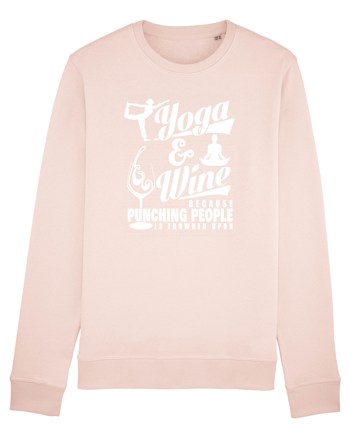 Bluză mânecă lungă Unisex Rise Candy Pink