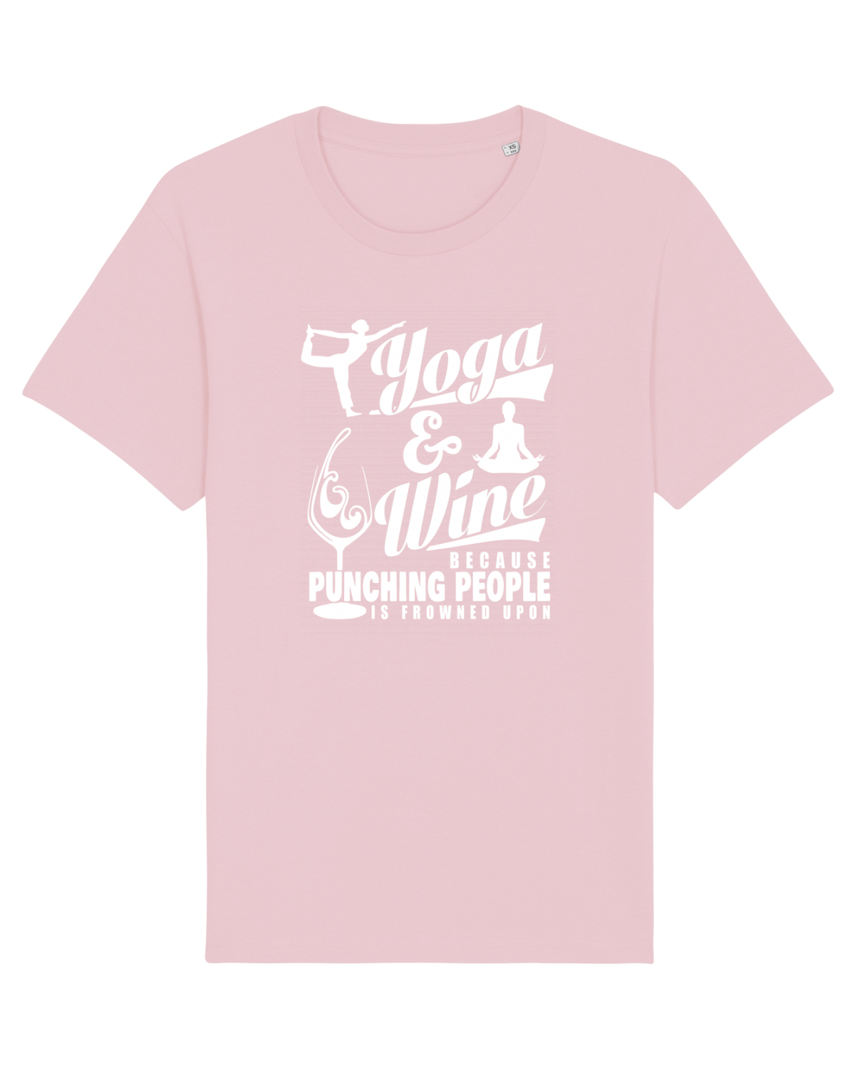 Tricou mânecă scurtă Unisex Rocker Cotton Pink