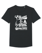 YOGA Tricou mânecă scurtă guler larg Bărbat Skater