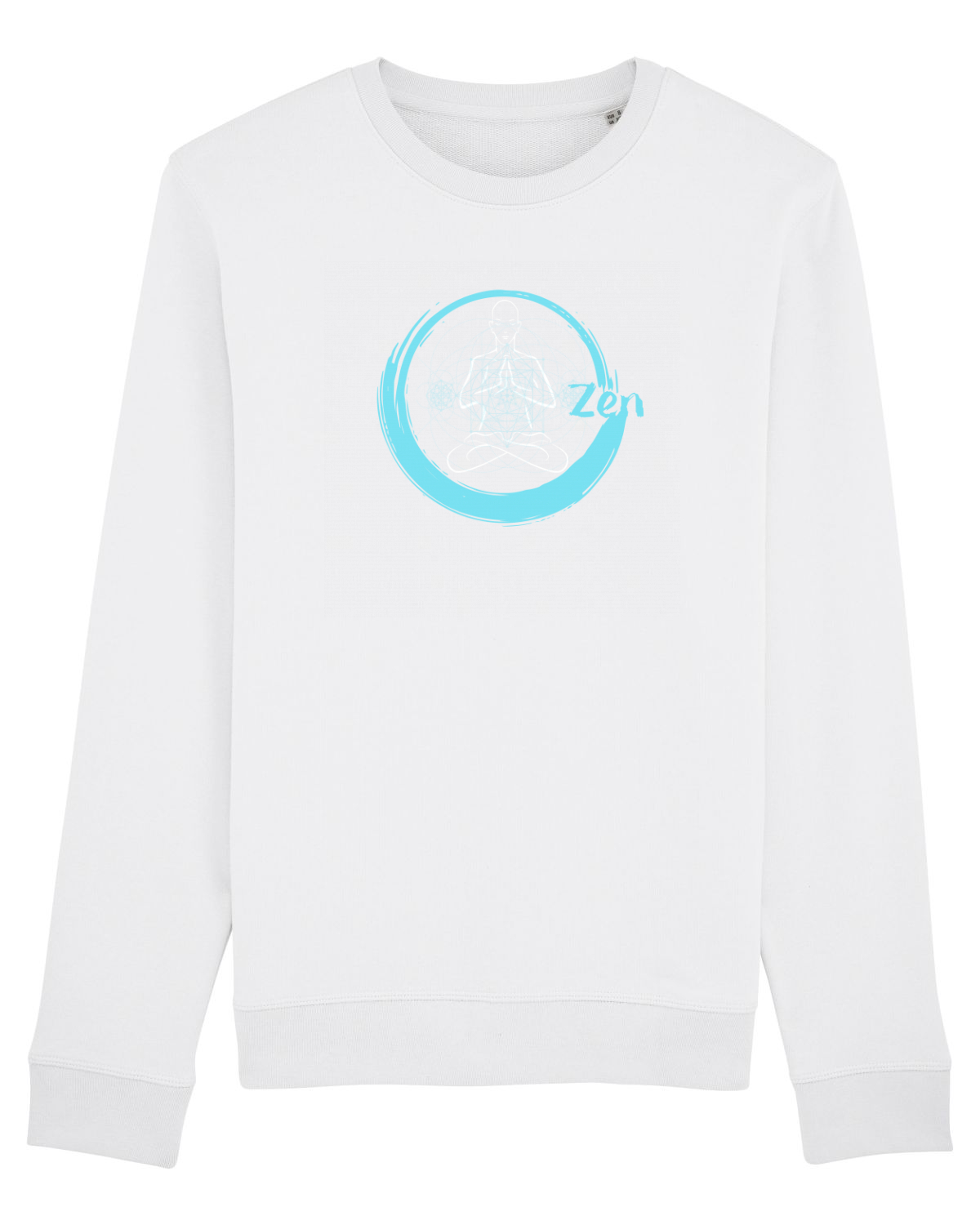 Bluză mânecă lungă Unisex Rise White