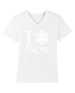 SNOW Tricou mânecă scurtă guler V Bărbat Presenter