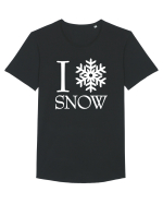 SNOW Tricou mânecă scurtă guler larg Bărbat Skater