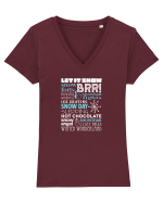 SNOW Tricou mânecă scurtă guler V Damă Evoker