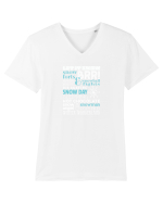 SNOW Tricou mânecă scurtă guler V Bărbat Presenter