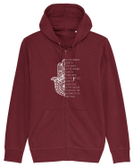 BUDDHA Hanorac cu fermoar Unisex Connector