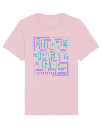 Eu sunt suficient întotdeauna Cotton Pink