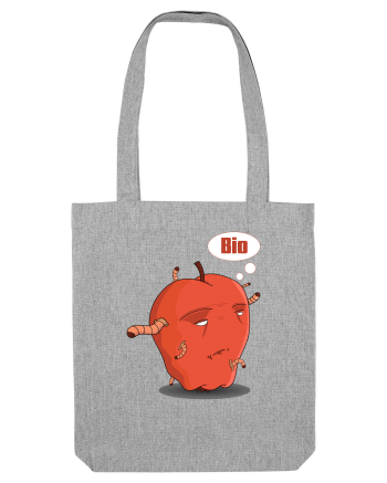 Red Bio worm apple Heather Grey
