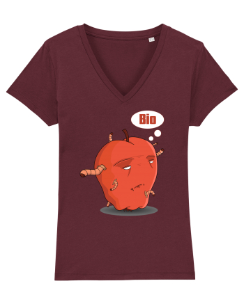 Red Bio worm apple Burgundy